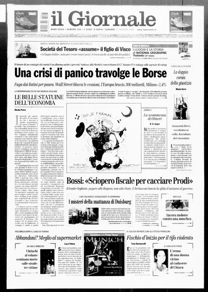 Il giornale : quotidiano del mattino